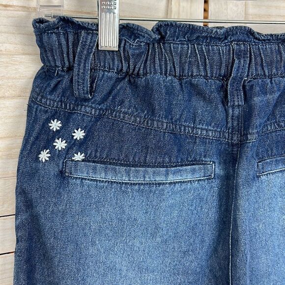 Anthropologie Pilcro Embroidered Patchwork Denim Mini Skirt Small - Picture 8 of 12